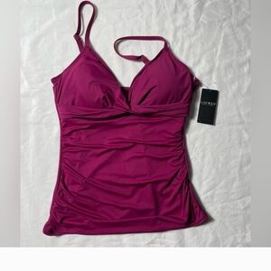 Lauren Ralph Lauren Fuchsia Swim Top